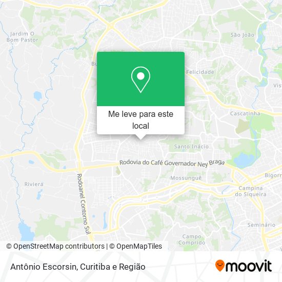 Antônio Escorsin mapa