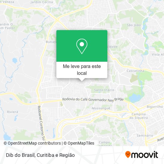 Dib do Brasil mapa