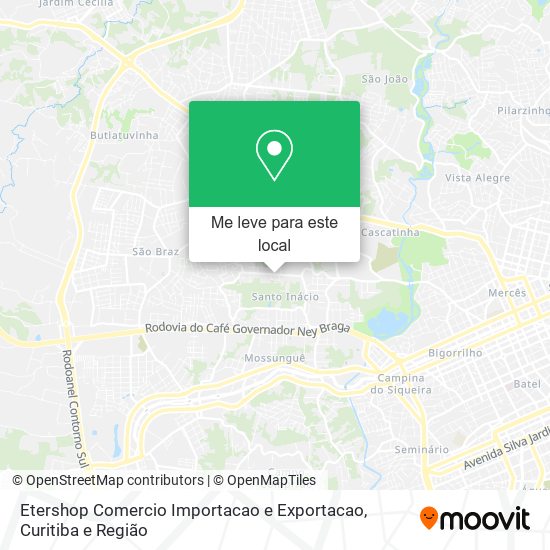 Etershop Comercio Importacao e Exportacao mapa