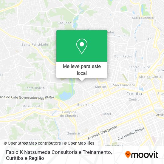 Fabio K Natsumeda Consultoria e Treinamento mapa