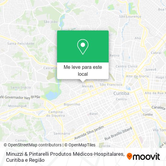 Minuzzi & Pintarelli Produtos Médicos-Hospitalares mapa