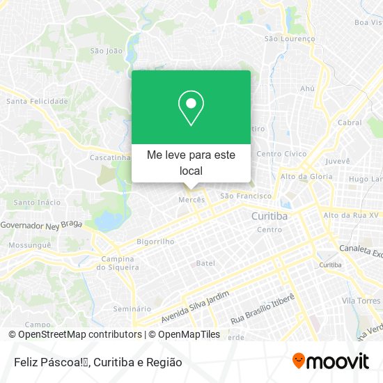 Feliz Páscoa! mapa