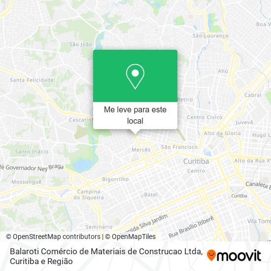 Balaroti Comércio de Materiais de Construcao Ltda mapa