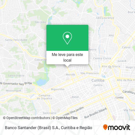 Banco Santander (Brasil) S.A. mapa