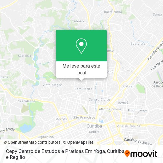 Cepy Centro de Estudos e Praticas Em Yoga mapa