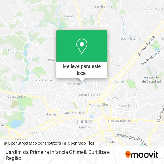 Jardim da Primeira Infancia Ghimell mapa