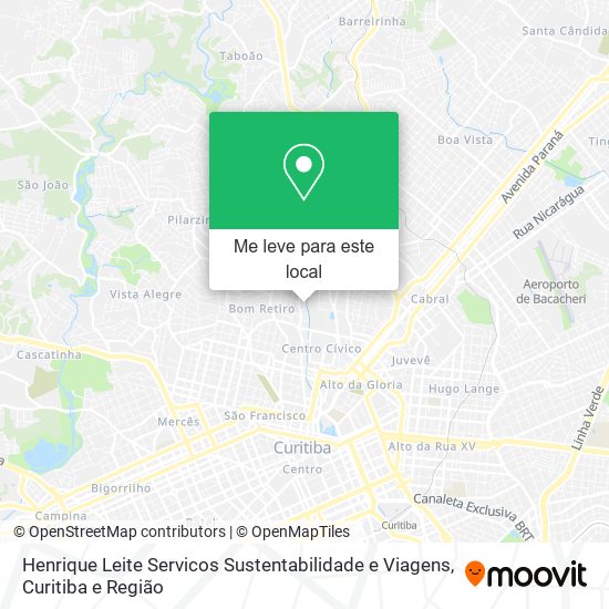 Henrique Leite Servicos Sustentabilidade e Viagens mapa