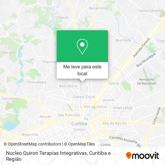 Nucleo Quiron Terapias Integrativas mapa