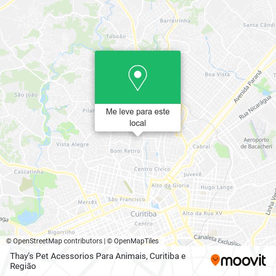 Thay's Pet Acessorios Para Animais mapa