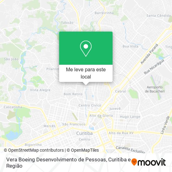 Vera Boeing Desenvolvimento de Pessoas mapa
