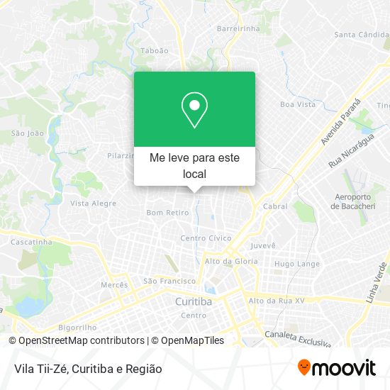 Vila Tii-Zé mapa