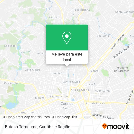 Buteco Tomauma mapa