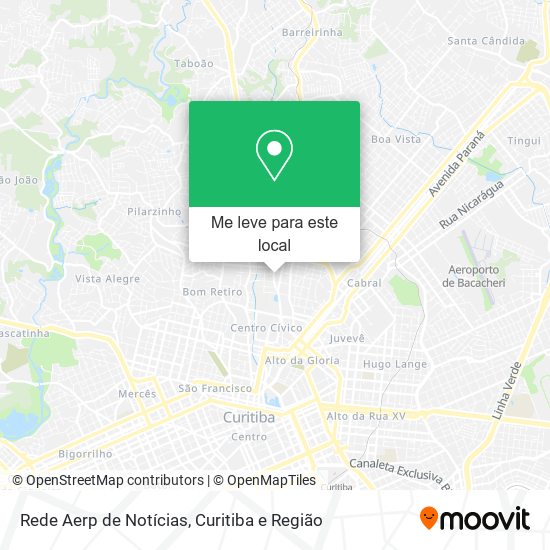 Rede Aerp de Notícias mapa