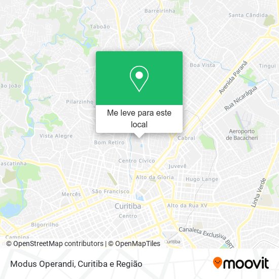 Modus Operandi mapa
