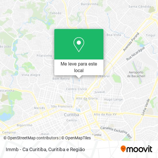 Immb - Ca Curitiba mapa