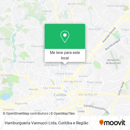 Hamburgueria Vannucci Ltda mapa