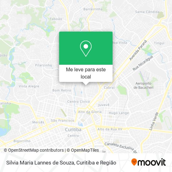 Silvia Maria Lannes de Souza mapa