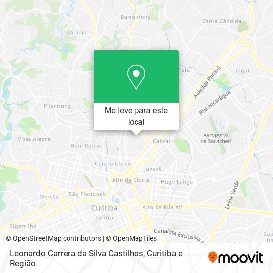 Leonardo Carrera da Silva Castilhos mapa