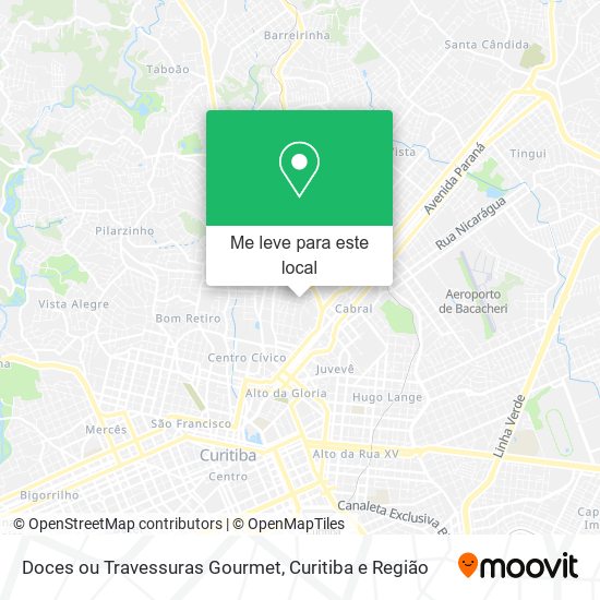 Doces ou Travessuras Gourmet mapa