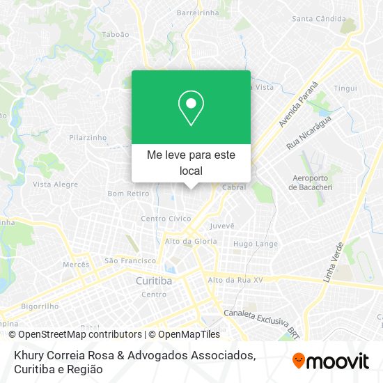 Khury Correia Rosa & Advogados Associados mapa