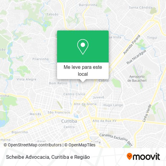 Scheibe Advocacia mapa