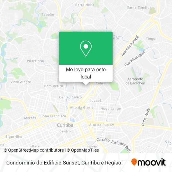 Condomínio do Edifício Sunset mapa