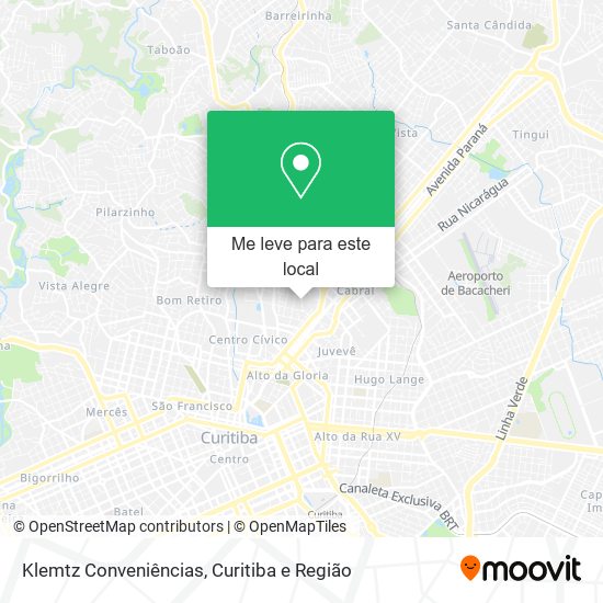 Klemtz Conveniências mapa