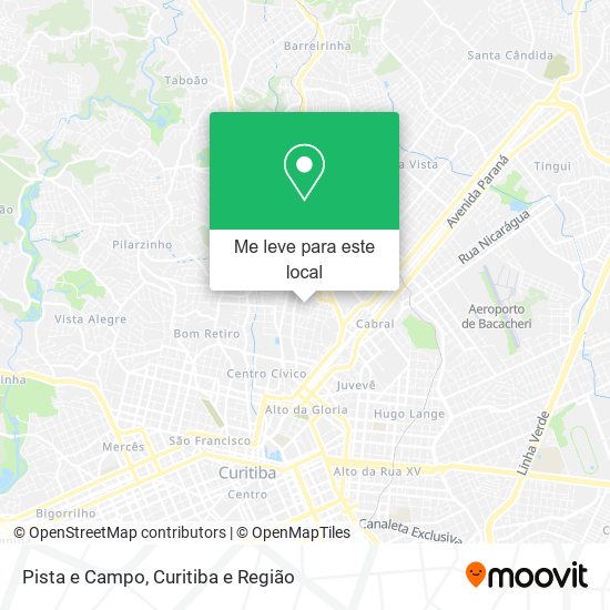 Pista e Campo mapa