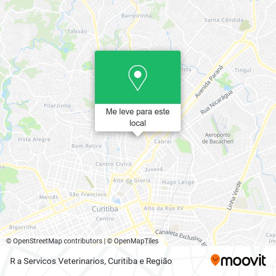 R a Servicos Veterinarios mapa