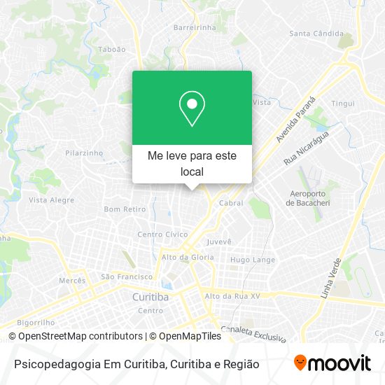 Psicopedagogia Em Curitiba mapa
