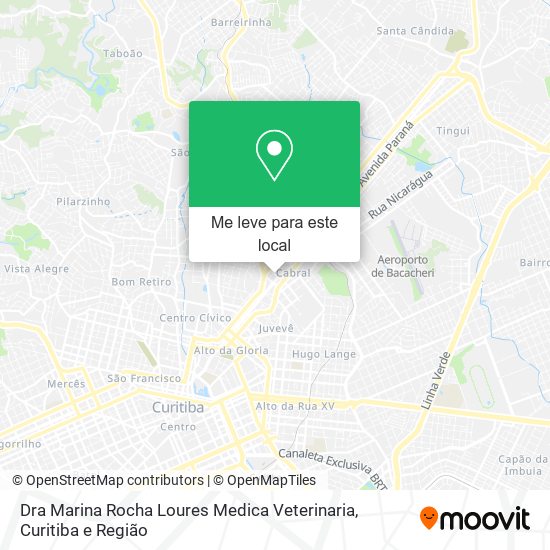 Dra Marina Rocha Loures Medica Veterinaria mapa