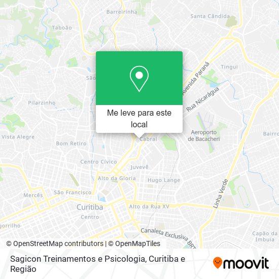 Sagicon Treinamentos e Psicologia mapa
