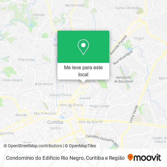 Condomínio do Edifício Rio Negro mapa