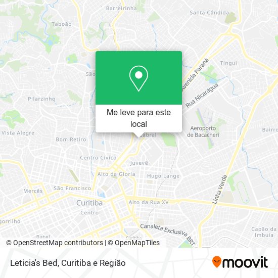 Leticia's Bed mapa