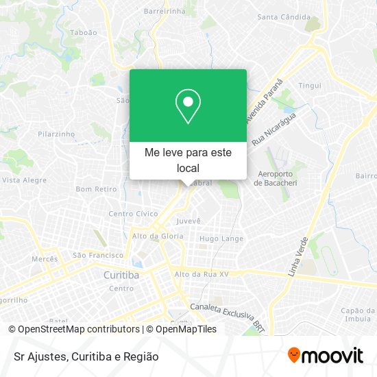 Sr Ajustes mapa