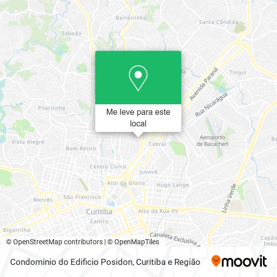 Condominio do Edificio Posidon mapa