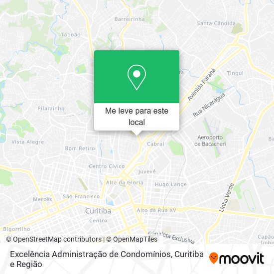 Excelência Administração de Condomínios mapa