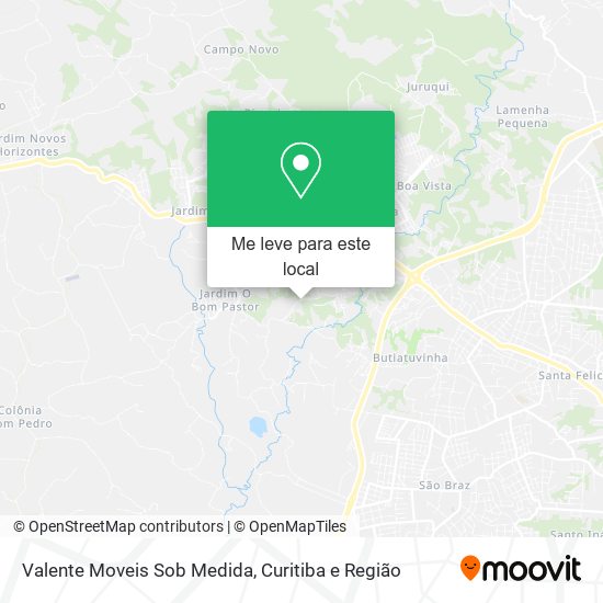 Valente Moveis Sob Medida mapa
