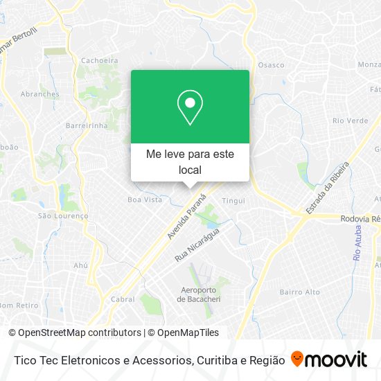 Tico Tec Eletronicos e Acessorios mapa