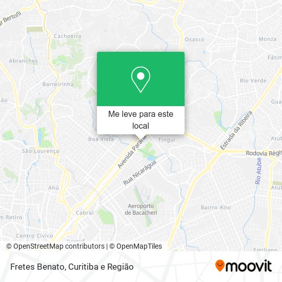 Fretes Benato mapa
