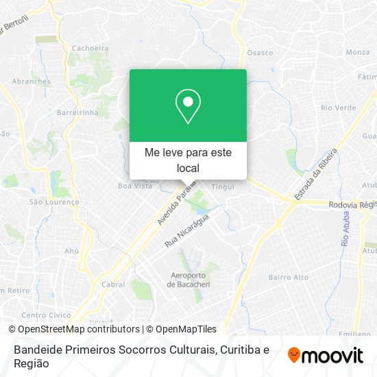 Bandeide Primeiros Socorros Culturais mapa