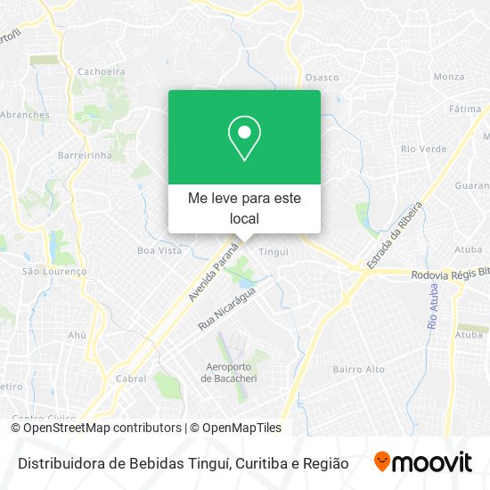 Distribuidora de Bebidas Tinguí mapa