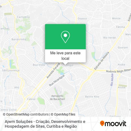 Ajwm Soluções - Criação, Desenvolvimento e Hospedagem de Sites mapa