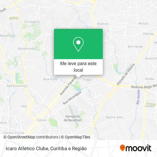 Icaro Atletico Clube mapa