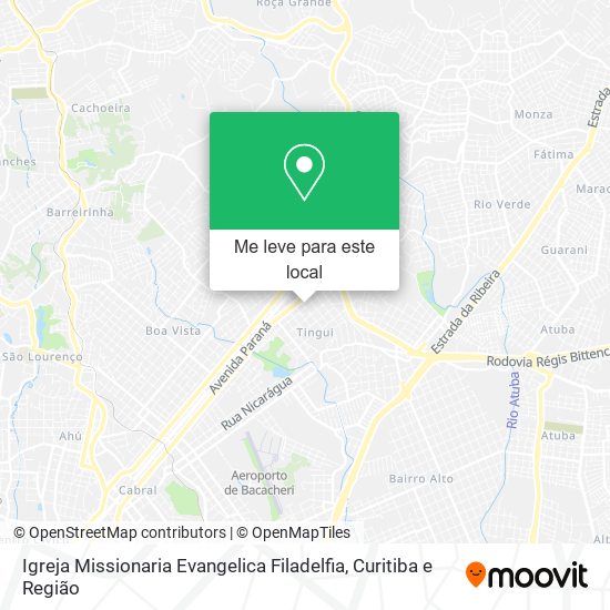 Igreja Missionaria Evangelica Filadelfia mapa