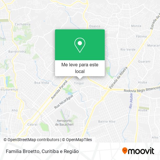 Familia Broetto mapa