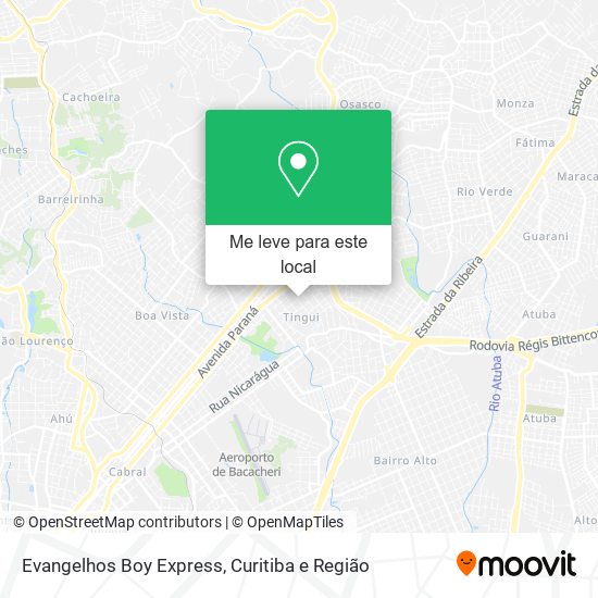 Evangelhos Boy Express mapa
