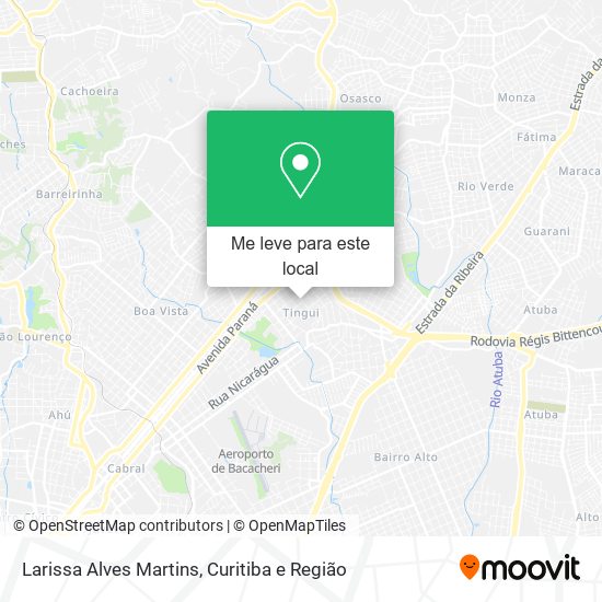 Larissa Alves Martins mapa