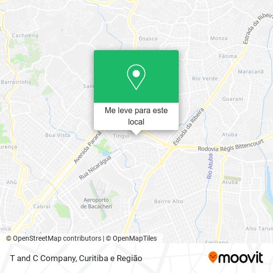T and C Company mapa