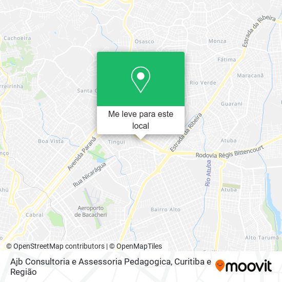 Ajb Consultoria e Assessoria Pedagogica mapa